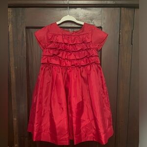Red holiday dress. Baby Gap.